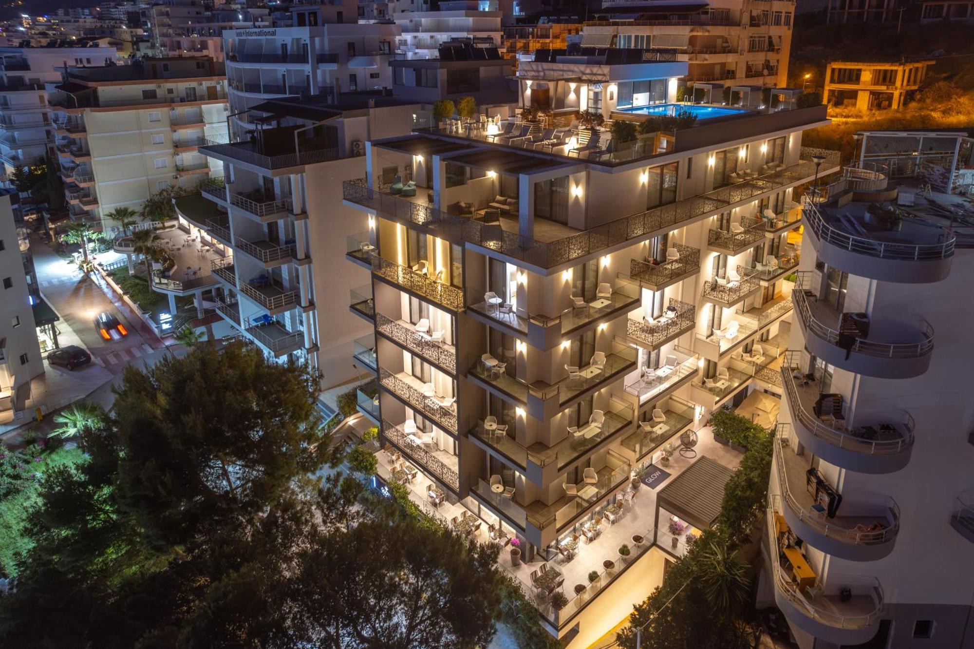 Glow Boutique Hotel & Suites Sarandë Eksteriør bilde