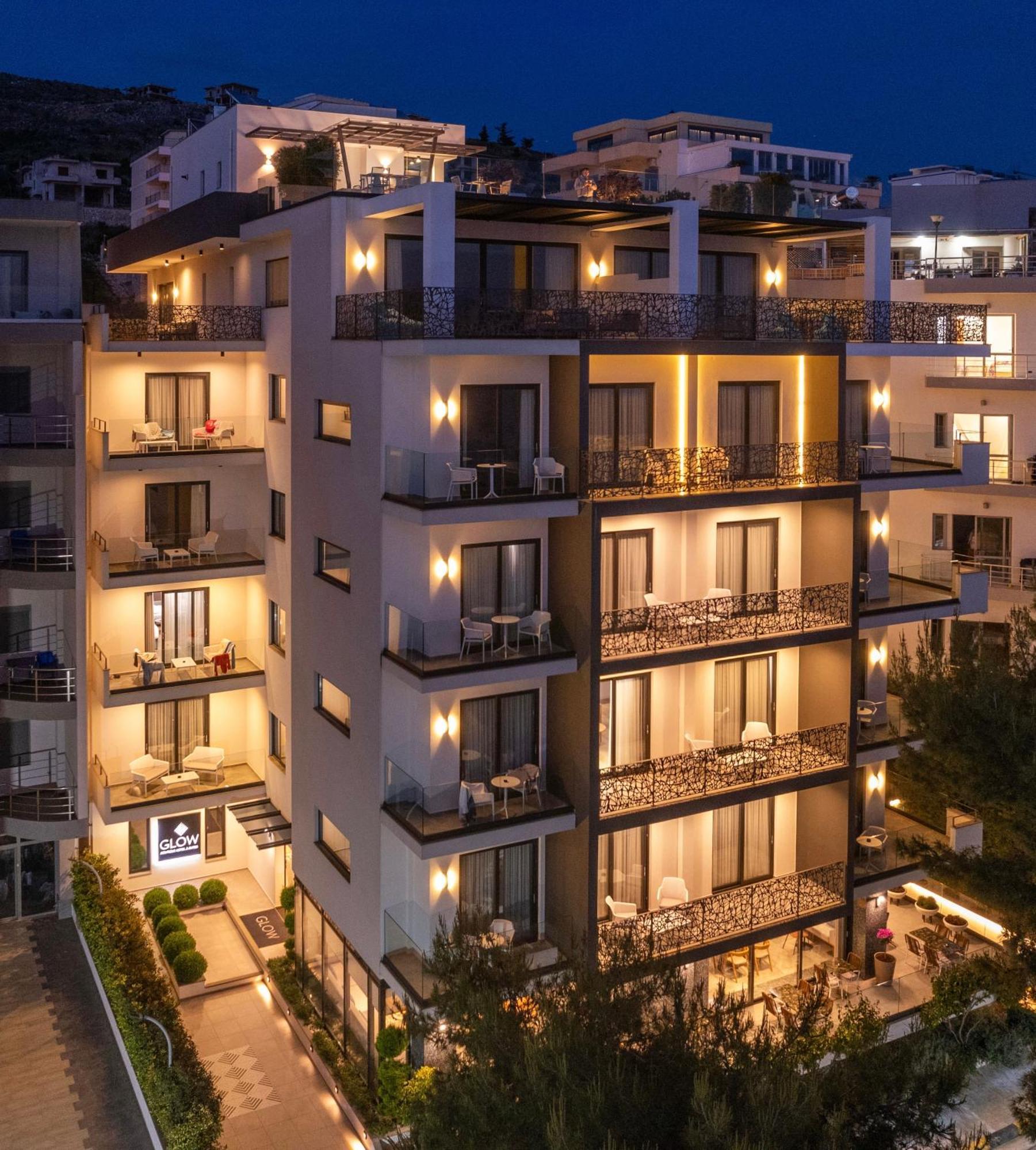 Glow Boutique Hotel & Suites Sarandë Eksteriør bilde